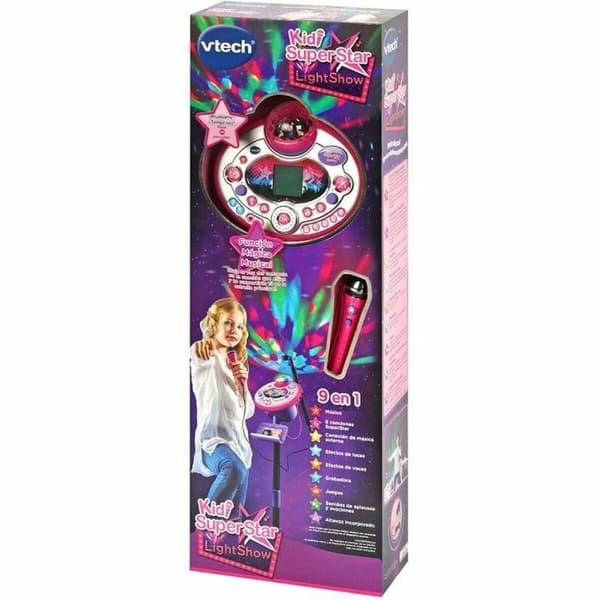 VTech Kidi Super Star Mikrofon vaaleanpunaisena