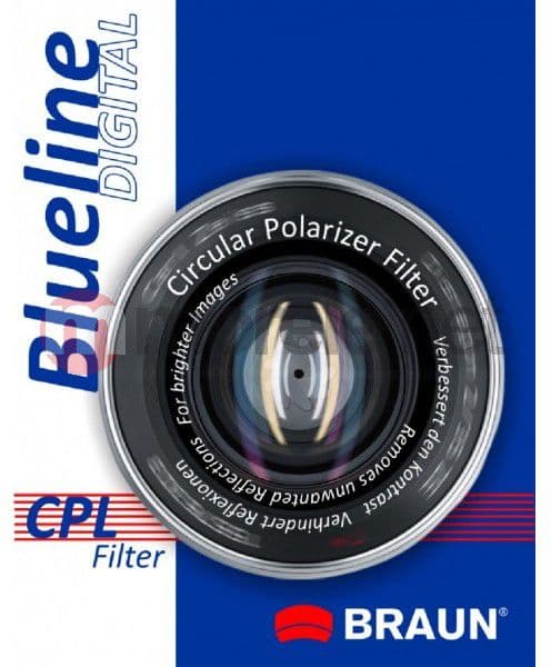 Braun Blueline CPL 49mm polariseringsfilter