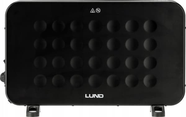 Toya Lund 2000W musta konvektorilämmitin