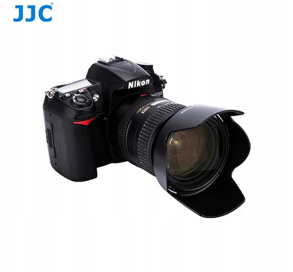 JJC HB-35 solblænde til Nikon Nikkor 18-200mm, sort