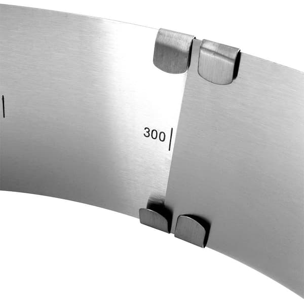 la-cucina justerbar bageform i rustfrit stål 16-30 cm