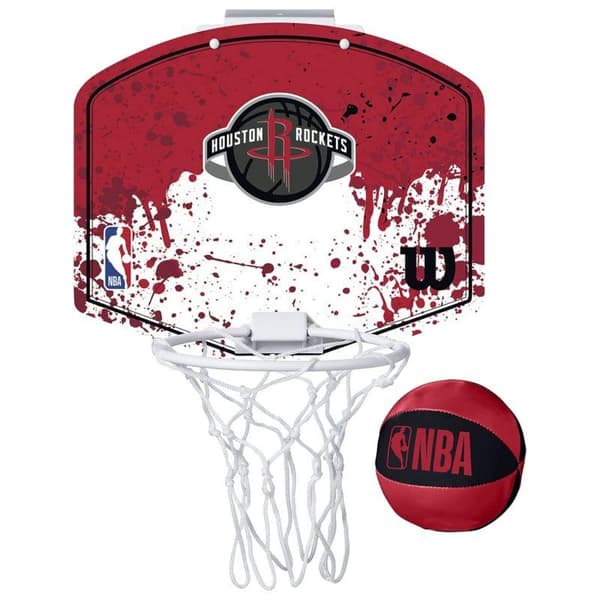 Wilson WTBA1302HOU Mini Panier NBA Houston Rockets rouge