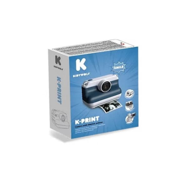 Kidywolf k-print instantkamera blå