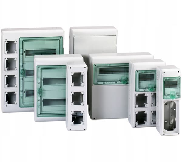 Schneider Electric Kaedra Lysgrå Junction Box IP65 1x3 Moduler