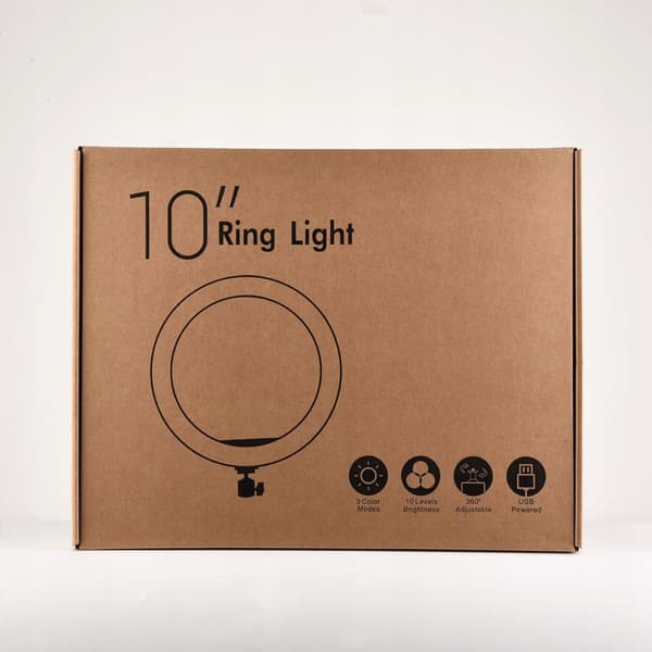 Lipety lampe ring lys 10 tommer dæmpbar LED