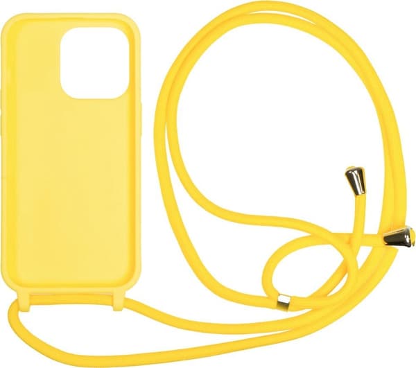 Mobile Origin Lanyard Case Keltainen iPhone 14 Pro:lle