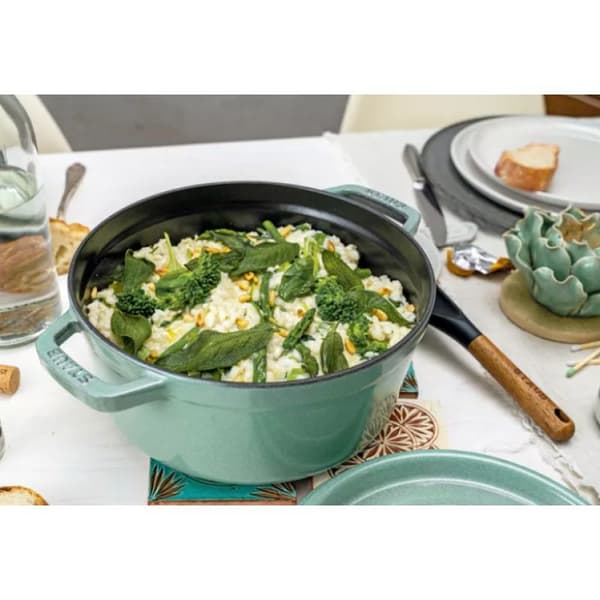 Staub cocotte rund sage 28 cm 6.7 l