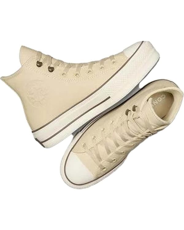 Converse chuck taylor all star lift platform beige