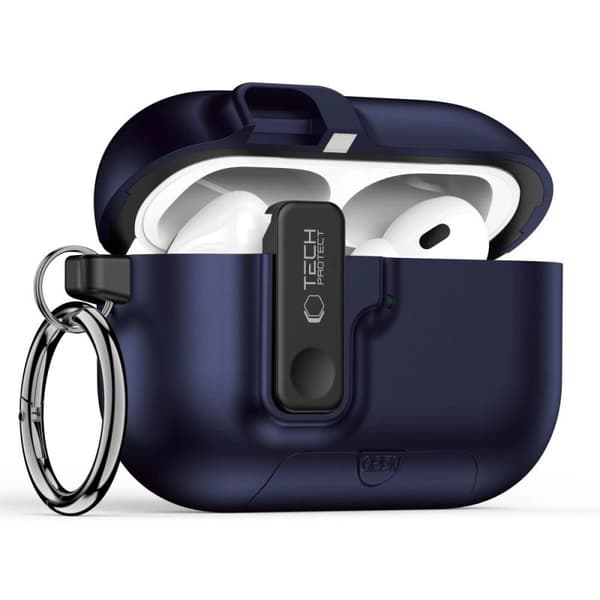 Tech-Protect Slim Hook hörlursfodral Navy Blue