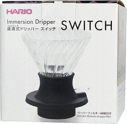 Hario Immersion Switch 200ml Läpinäkyvä