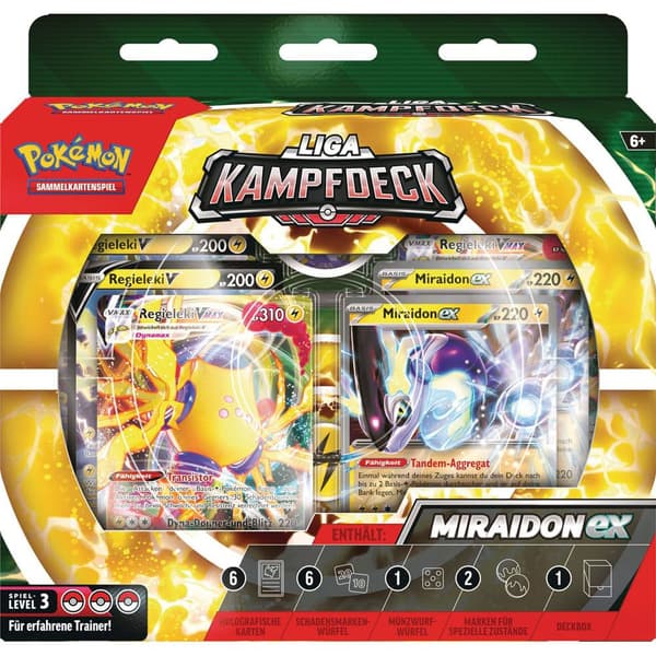 Pokémon miraidon-ex league battle deck 60 kort