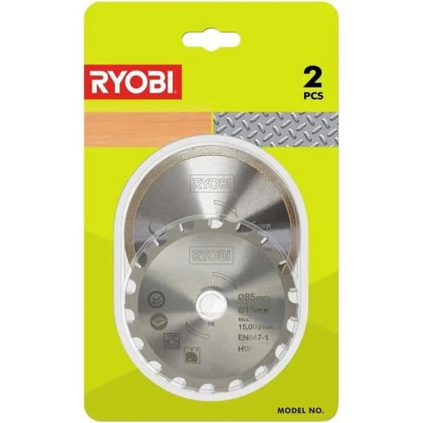 Ryobi rakmms02k savblad kit 85mm 2 blad