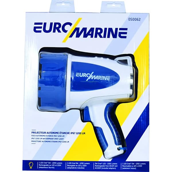 Euromarine LED Flashlight 1200 Lumen Blå