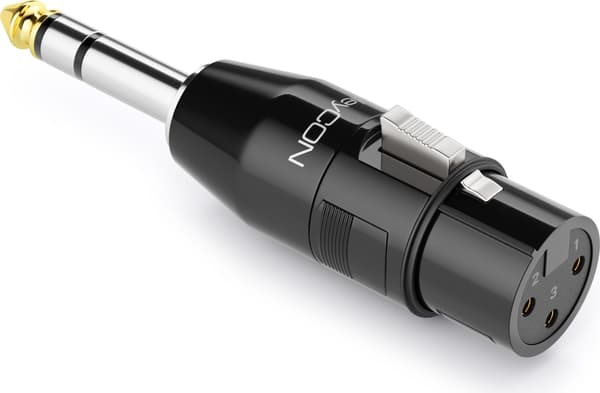 deleyCON audio adapter XLR:stä 6.3mm stereo