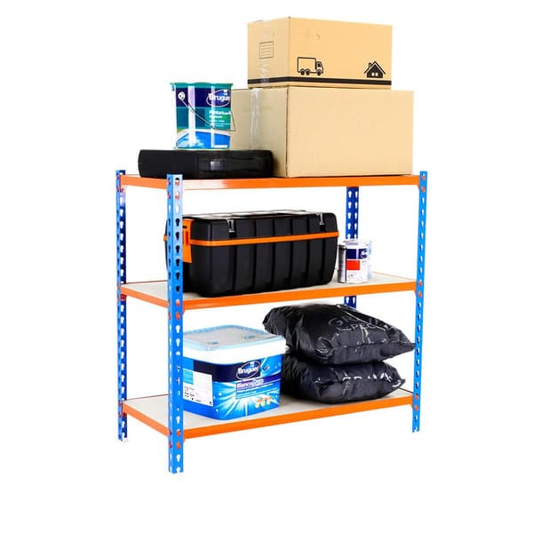 Simonrack megaplus 3/400 metalhylde blå/orange/træ
