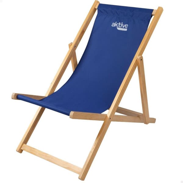 Aktive Beach sininen aurinkotuoli