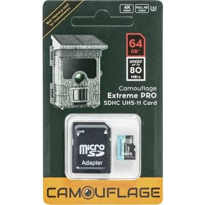 Camouflage SD-kort SDXC 64GB Vandtæt