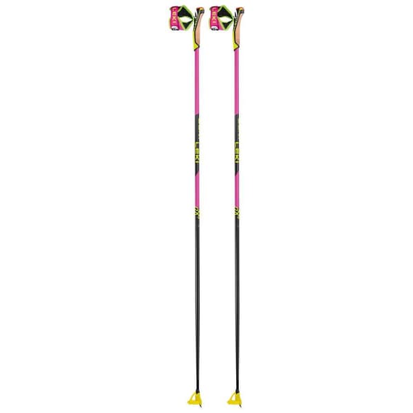 Leki PRC 750 rose fluo et noir