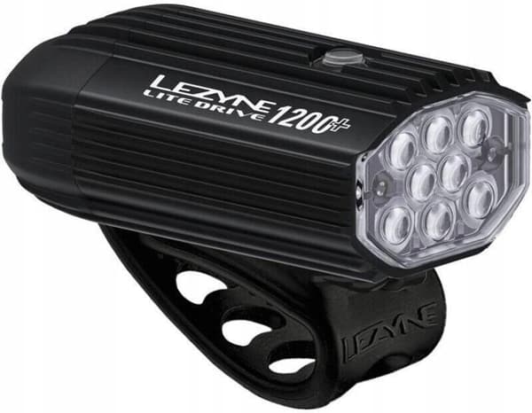 Lezyne Lite Drive 1200+ Forlygte sort satin