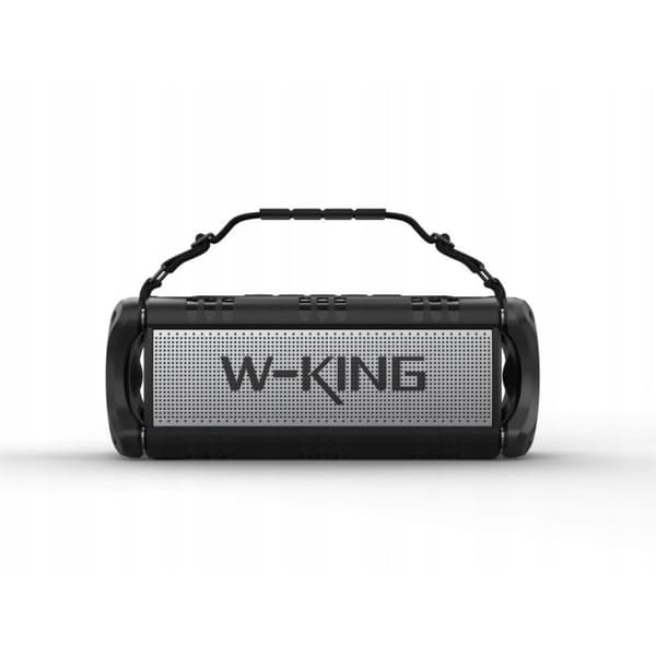 W-KING D8 bærbar Bluetooth-højttaler sort/sølv IPX6 vandtæt