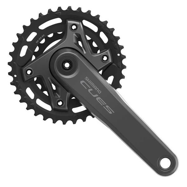 Shimano Cues U6000-2 pedaler 170 mm, sølv