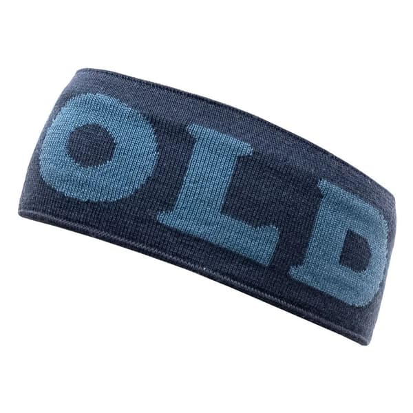Devold logo merino headband blå