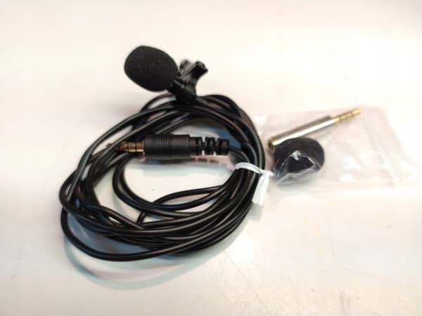 Agptek AC02 Klipsimikrofoni Musta