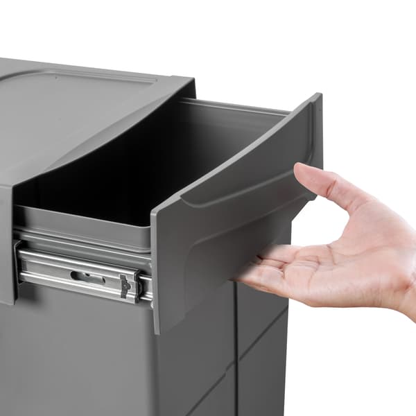 Emuca recycle soptunna 2x25l grå