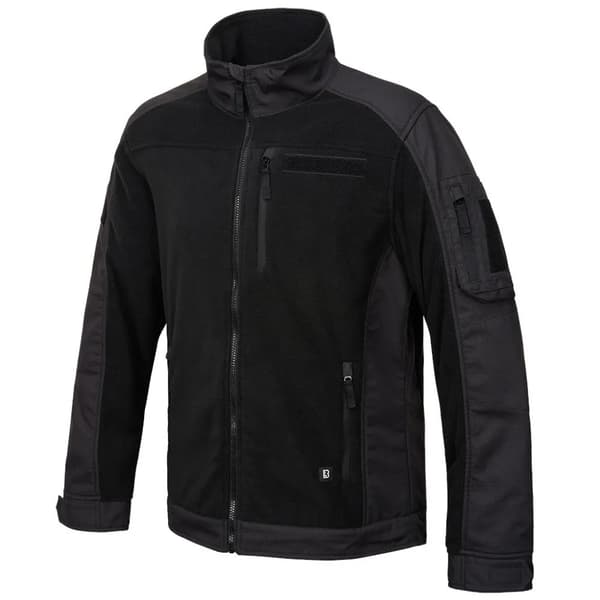 Brandit Ripstop Fleece Jacket Svart