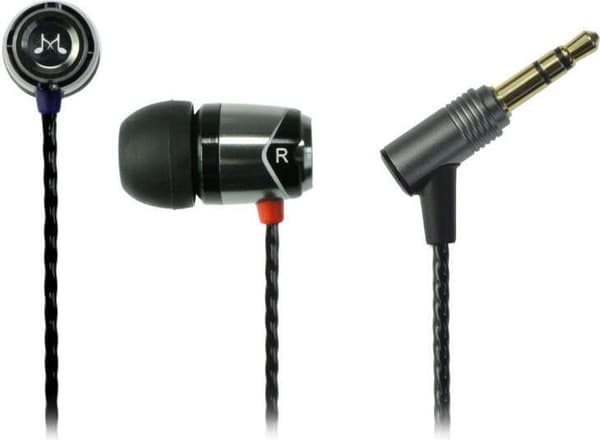 SoundMAGIC E10 in-ear hörlurar svart/silver