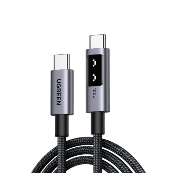 Ugreen uno USB-C kabel 100W sort 2m