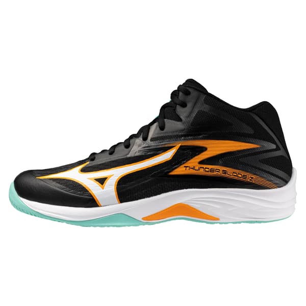 Mizuno thunder blade z mid indendørssko sort/orange
