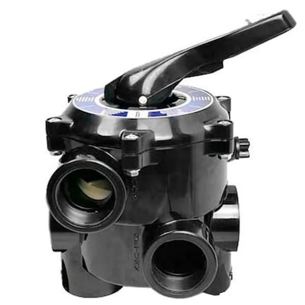 Astralpool classic plus multiport ventil 2 tommer sølv