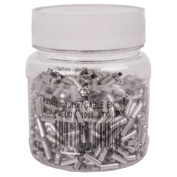 M-Wave m-wave cable end caps 1000 enheter silver