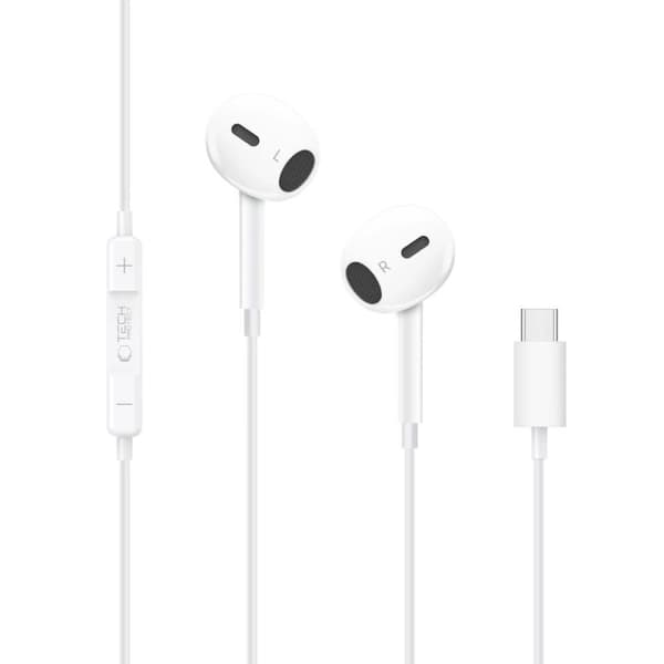 Tech-Protect Ultraboost Core G2 USB-C Hörlurar Vit