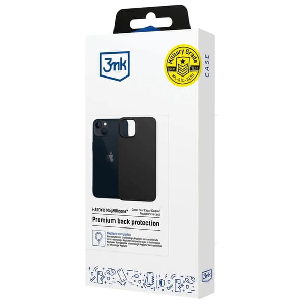 3MK Hardy MagSilicone iPhone 14 Plus Harmaa