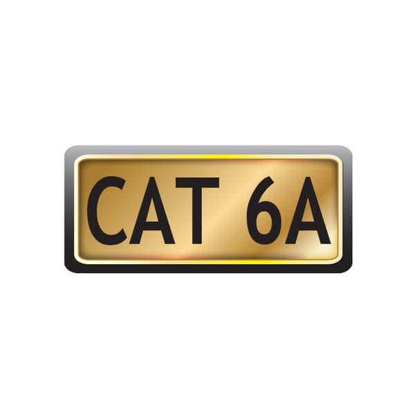maxtrack cat6a patchkabel S/FTP vinklet 1,5m