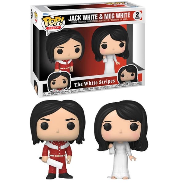 Funko The White Stripes - Pack 2 Figurines Pop! Jack White & Meg White