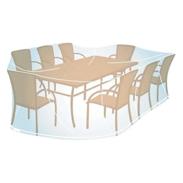 Campingaz møbelovertræk rektangulær/oval XL Transparent