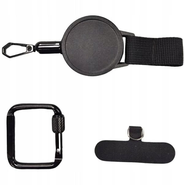 Beline lanyard mod tyveri sort 60cm