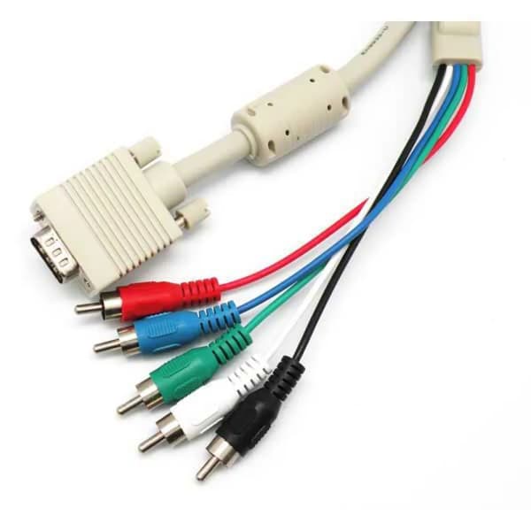 Euroconnex 0779 VGA til RCA kabel 1.8m sort