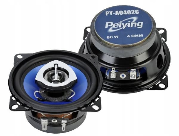 Peiying py-aq402c 80W auton kaiuttimet 2-pack