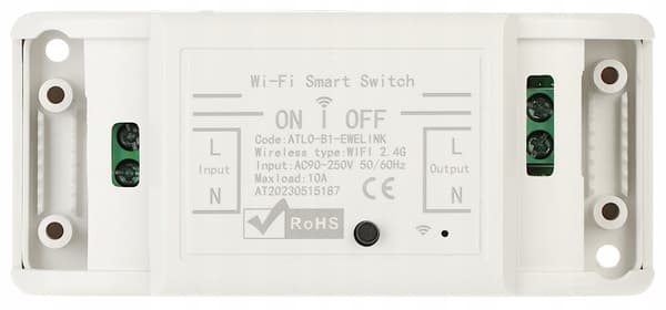 Atlo atlo-b1-ewelink Wi-Fi smart switch hvid