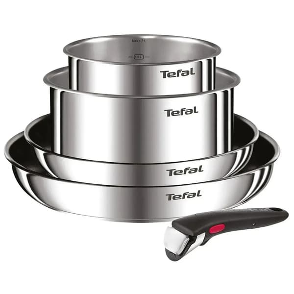 Tefal Ingenio Emotion Kogegrejssæt Sølv 5 dele
