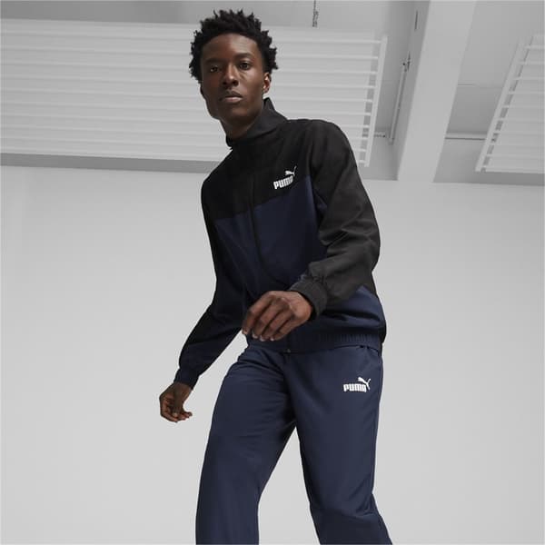PUMA woven tracksuit Navy Blue/Black