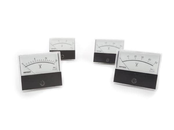 Velleman analog voltmeter 300V AC vit/svart