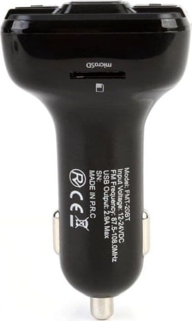 Akai FMT-20BT Bluetooth FM-sender med sort farve