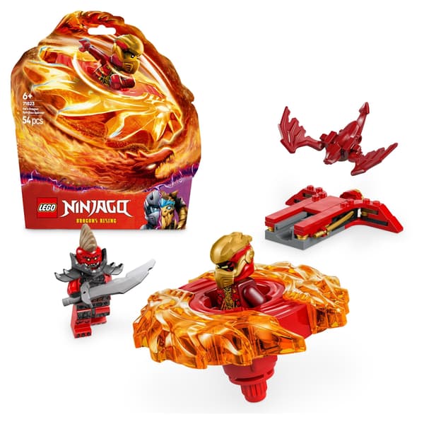 LEGO Spinjitzu Top rød/guld