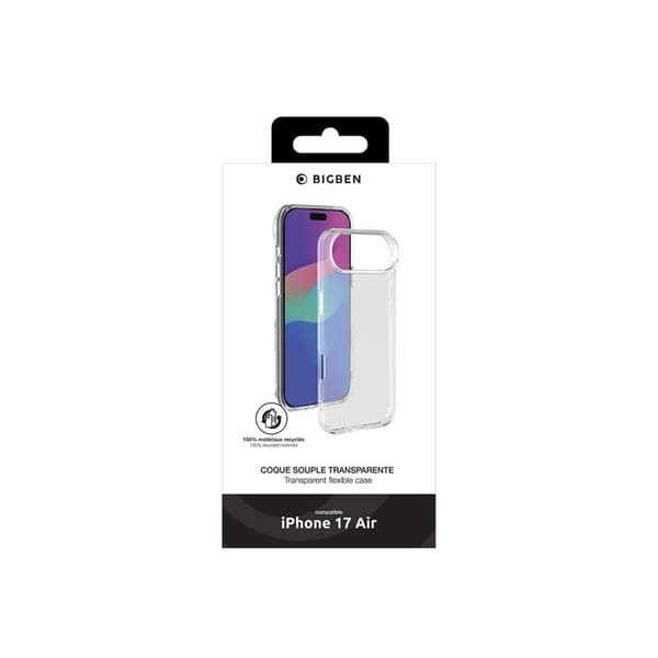 BigBen Connected iPhone Air Transparent Silikone-cover