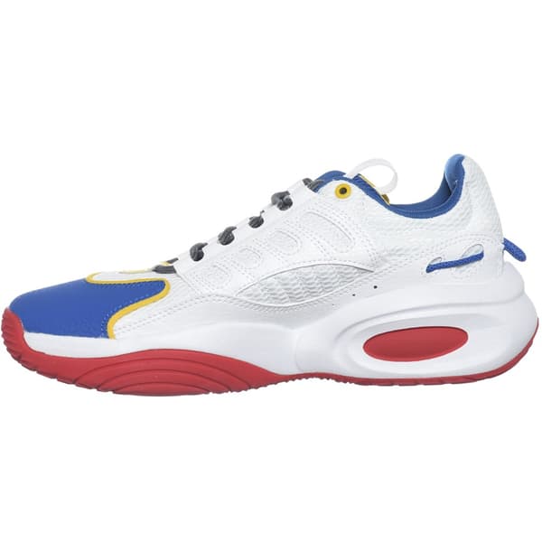 Reebok solution mid basketsko hvid/blå/rød